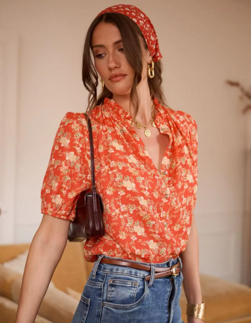 BLOUSE FLEURIE