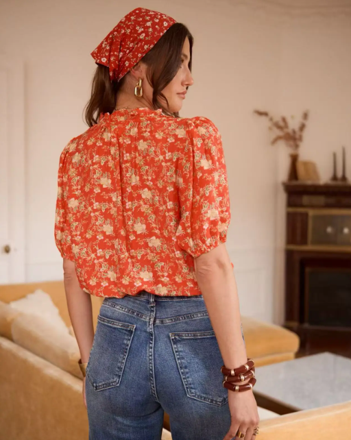BLOUSE FLEURIE