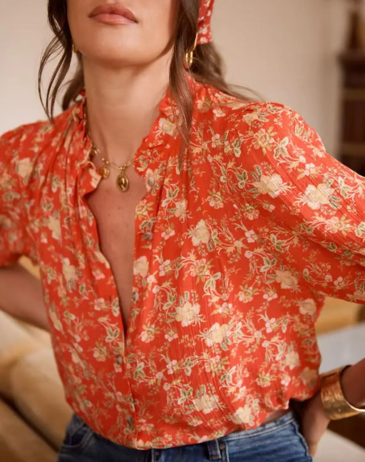 BLOUSE FLEURIE