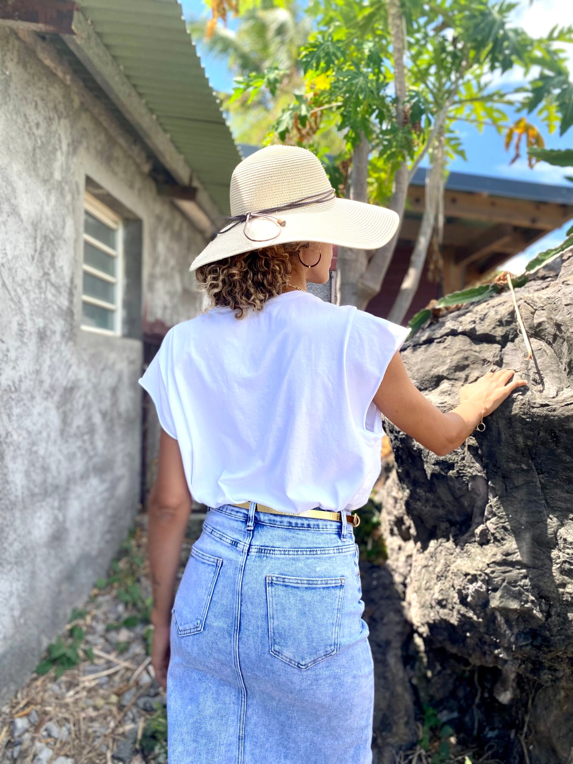 Jupe en jean VALERYA